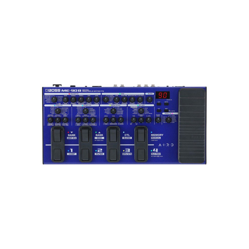 BOSS ME-90B all-in-one bass processor avec premium boss amps and effects