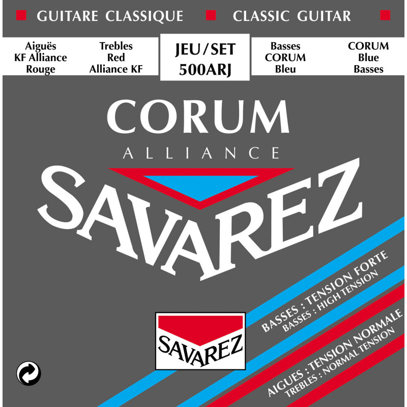 SAVAREZ 500ARJ jeu savarez alliance corum rouge/bleu