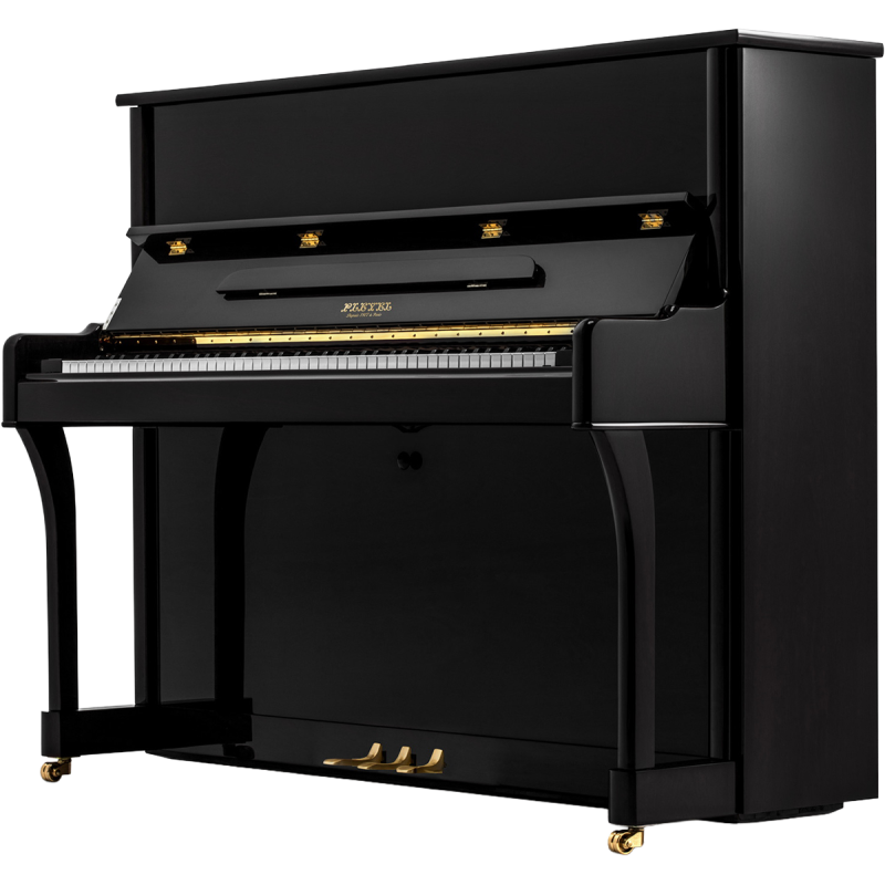 PLEYEL TRIBUTE123-BLK piano droit tribute hauteur 123cm noir brillant