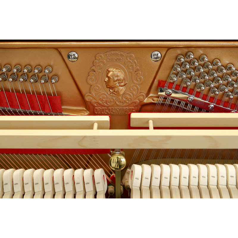 PLEYEL TRIBUTE123-BLK piano droit tribute hauteur 123cm noir brillant