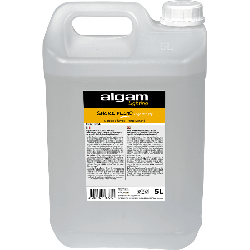 ALGAM LIGHTING FOG-HD-5L liquide fumée forte densité 5l