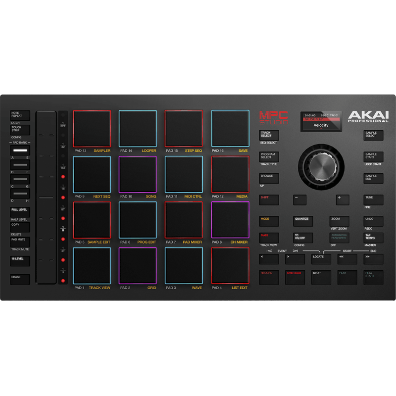 AKAI MPC-STUDIO-II contrôleur mpc 16 pads bandeau tactile écran