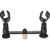 GATOR FRAMEWORKS GFWMIC1TO2 barre de montage de microphone stéréo 1-to-2