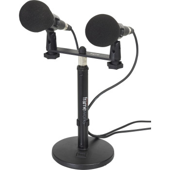 GATOR FRAMEWORKS GFWMIC1TO2 barre de montage de microphone stéréo 1-to-2