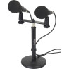 GATOR FRAMEWORKS GFWMIC1TO2 barre de montage de microphone stéréo 1-to-2