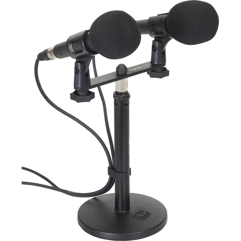 GATOR FRAMEWORKS GFWMIC1TO2 barre de montage de microphone stéréo 1-to-2