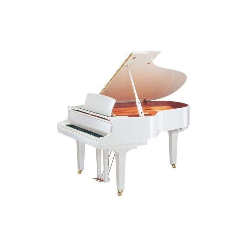 YAMAHA C7X PWH piano a queue s.conservatory 2,27m/blanc brillant