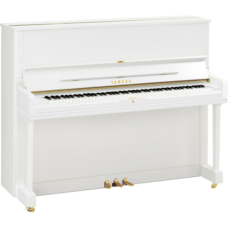 YAMAHA YUS1 PWH piano droit serie yus 1,21m/blanc