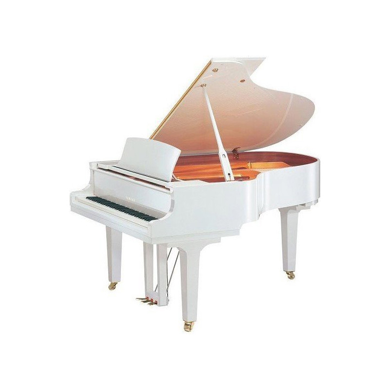 YAMAHA C5X Pwh piano a queue s.conservatory 2,00m/blanc brillant