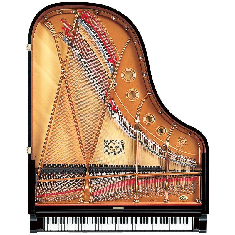 YAMAHA S3X PE piano a queue premium serie concert 1,86m/noir brillant