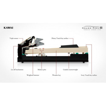KAWAI CA 701B Finition Noir Mat