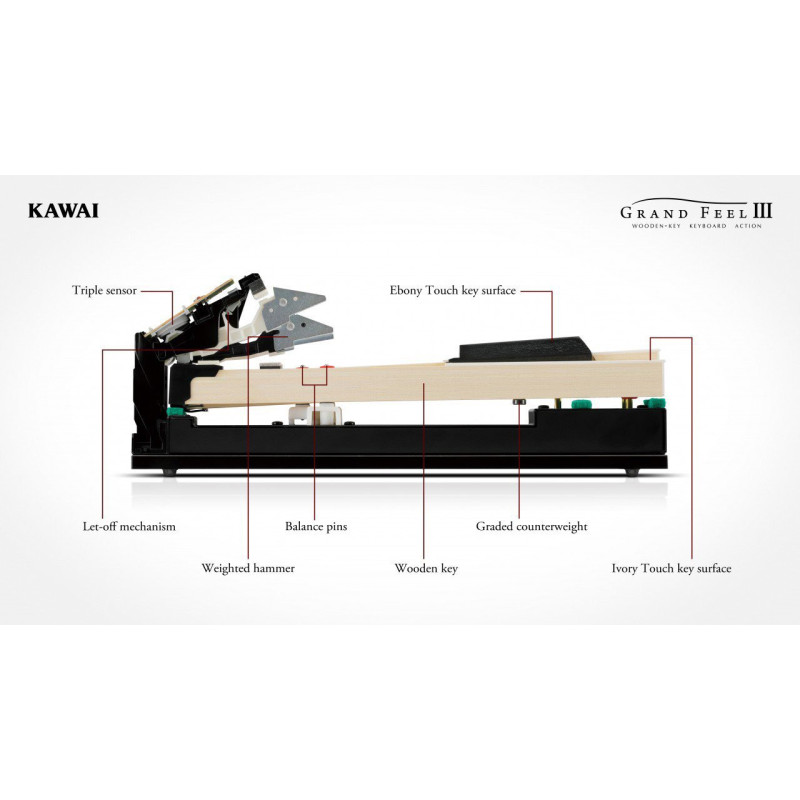 KAWAI CA901R Palissandre Mat