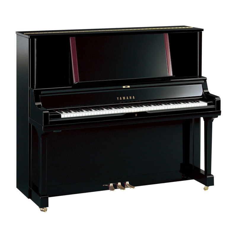 YAMAHA YUS5 PE piano droit serie yus 1,31m/noir brillant