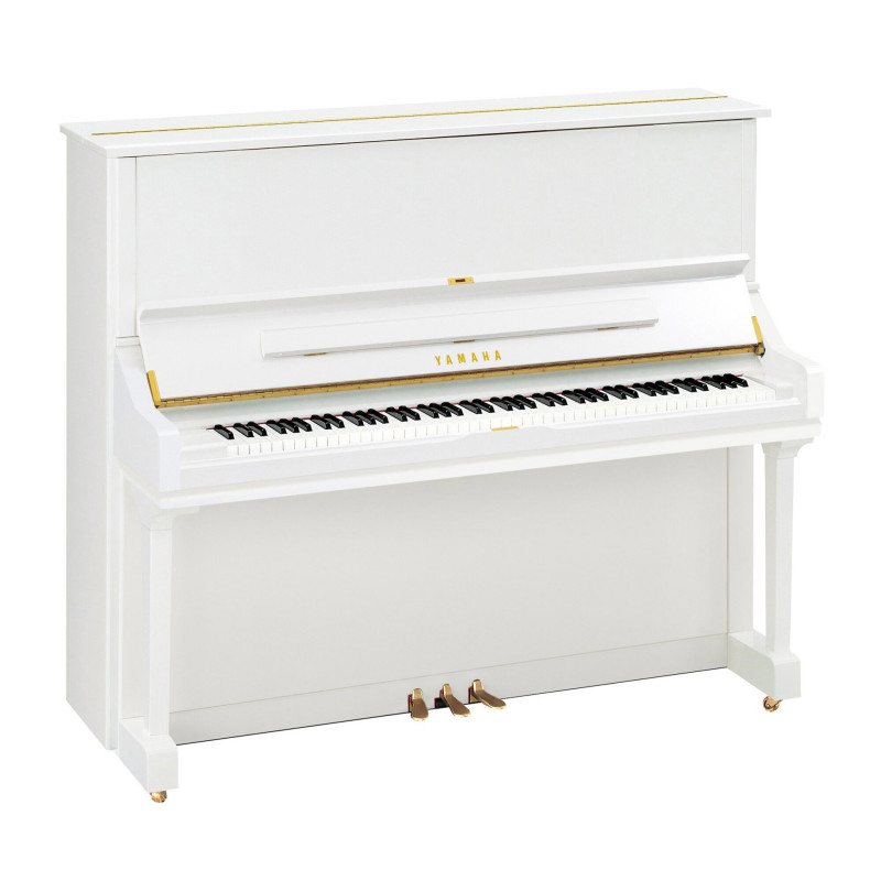 YAMAHA U3 SQPWH piano droit serie u 1,31m/blanc brillant