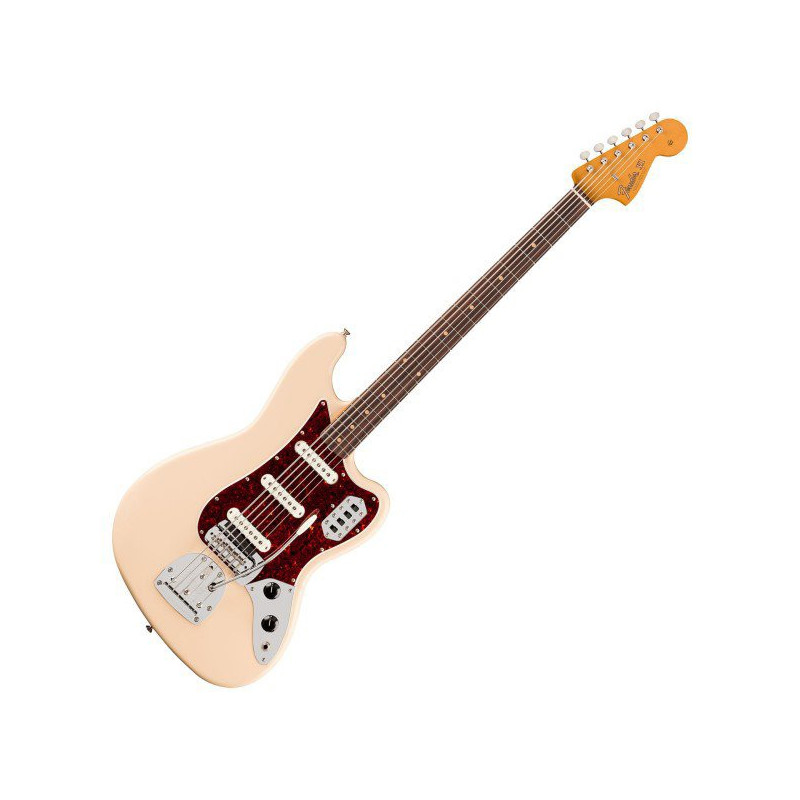 FENDER Vintera III Early '60s Bass VI touche palissandre Olympic White