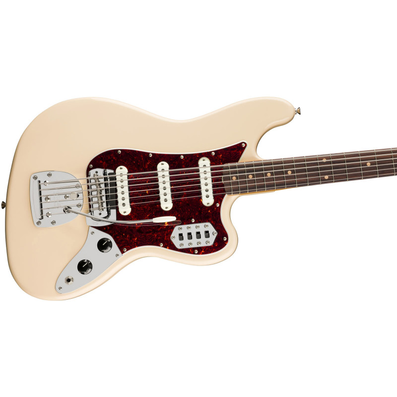 FENDER Vintera III Early '60s Bass VI touche palissandre Olympic White