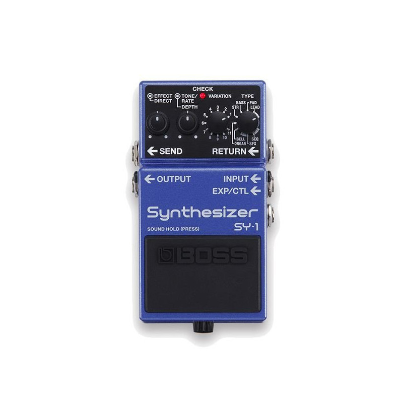 BOSS SY-1 compact pedale guitar synthesizer avec 121 modes