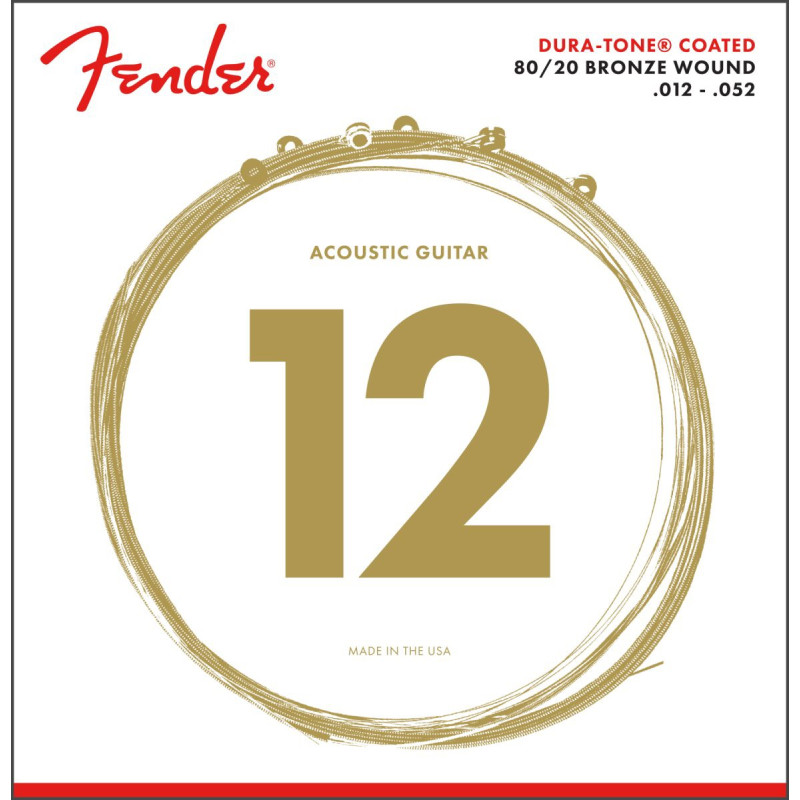FENDER Dura-Tone 880L 80/20 Coated 12-52