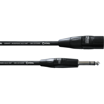 CORDIAL CIM3MV câble audio xlr mâle/jack stéréo 3 m