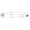 CORDIAL CIM3MV câble audio xlr mâle/jack stéréo 3 m
