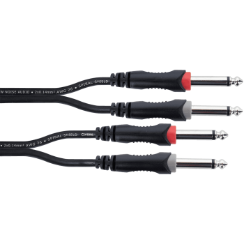 CORDIAL EU6PP câble audio double jacks mono 6 m