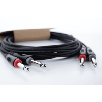 CORDIAL EU6PP câble audio double jacks mono 6 m