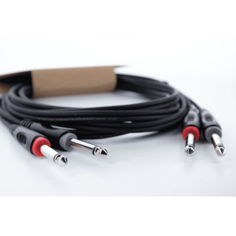 CORDIAL EU6PP câble audio double jacks mono 6 m