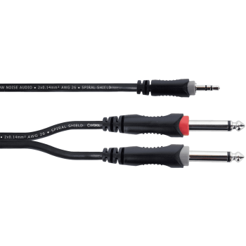 CORDIAL EY1.5WPP câble y bretelle mini-jack stéréo / 2 jacks mono 1,5 m
