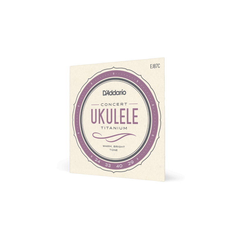 D'ADDARIO EJ87C D'Addario Cordes en titane pour ukulele D'Addario EJ87C, Concert