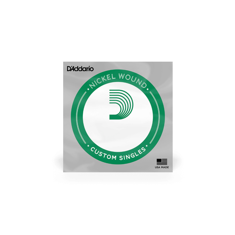 D'ADDARIO NW052 D'Addario Corde seule avec filet en nickel pour guitare électrique D'Addario NW052, .052