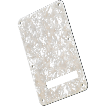 FENDER Backplate Stratocaster White Moto 4-Ply