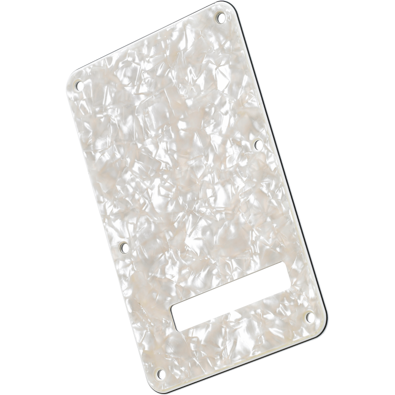 FENDER Backplate Stratocaster White Moto 4-Ply
