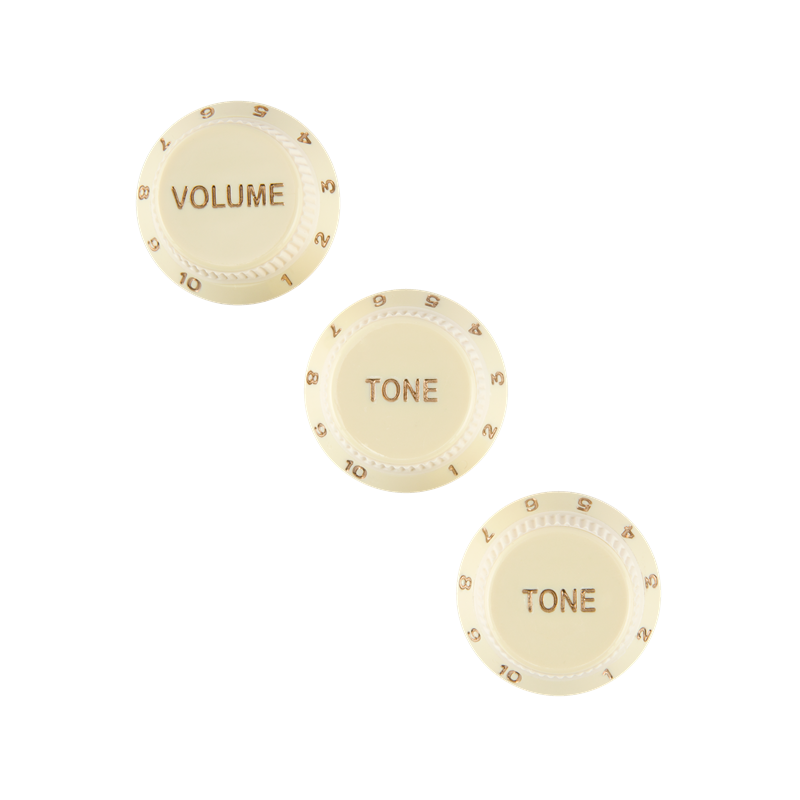 FENDER Stratocaster Soft Touch Knobs Aged White