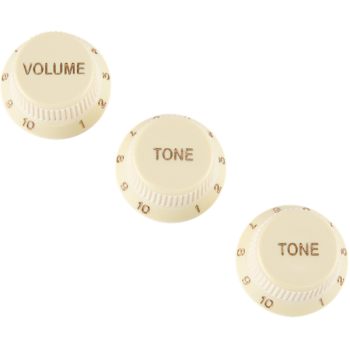 FENDER Stratocaster Soft Touch Knobs Aged White
