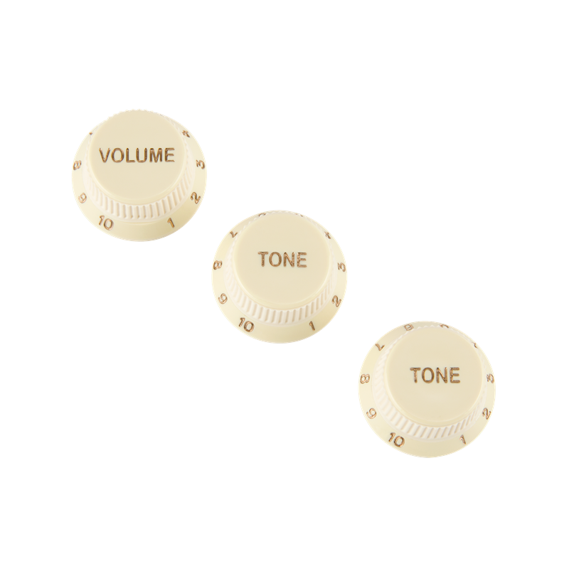 FENDER Stratocaster Soft Touch Knobs Aged White