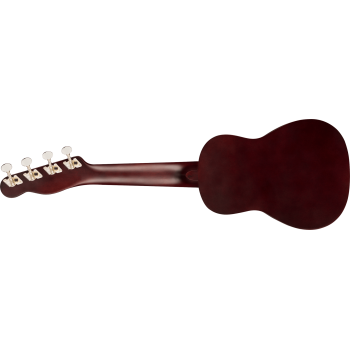 FENDER Venice Soprano Uke touche Noyer 2-Color Sunburst
