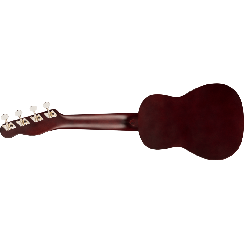 FENDER Venice Soprano Uke touche Noyer 2-Color Sunburst