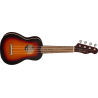 FENDER Venice Soprano Uke touche Noyer 2-Color Sunburst