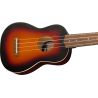 FENDER Venice Soprano Uke touche Noyer 2-Color Sunburst