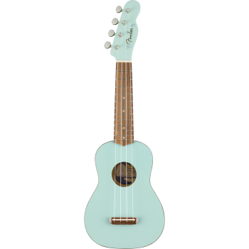 FENDER Venice Soprano Uke touche Noyer Daphne Blue
