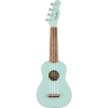 FENDER Venice Soprano Uke touche Noyer Daphne Blue