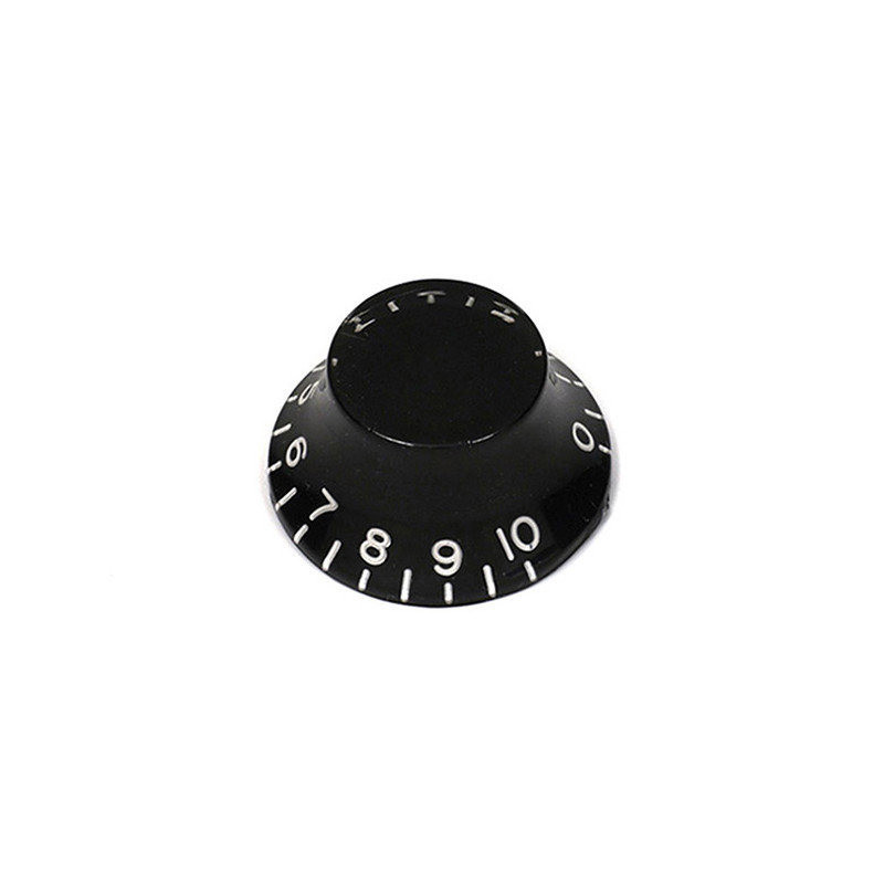 FREDS GUITAR BOUTONS BELL KNOBS POTENTIOMÈTRES US NOIR (Vrac10pcs)