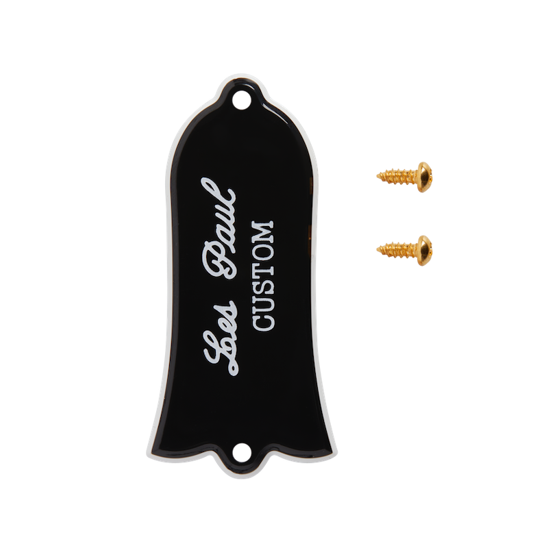 GIBSON ACCESSORIES PRTR-020 truss rod cover "les paul custom" (black)
