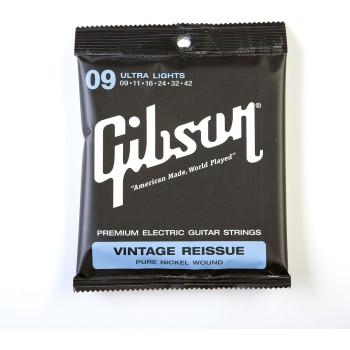GIBSON Brite Wire Electric Strings Ultra Light Mediums