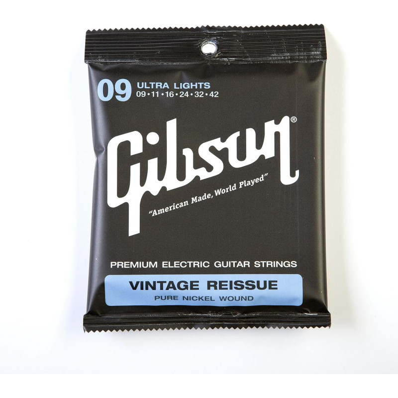 GIBSON Brite Wire Electric Strings Ultra Light Mediums