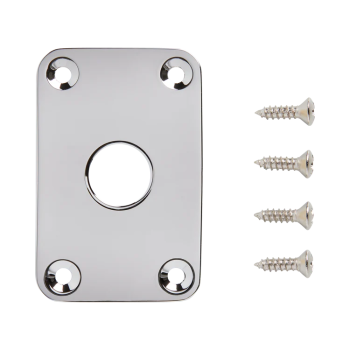 GIBSON Metal Jack Plate Explorer Chrome Replacement Part