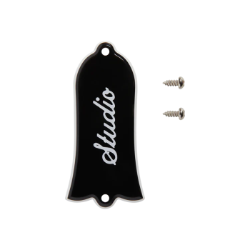 GIBSON Truss Rod Cover "Studio" Black Replacement Part