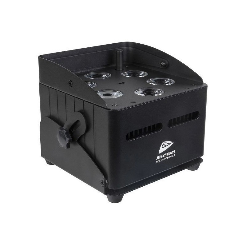 JB SYSTEMS ACCU-COMPACT projecteur LED Vertical 6X10W RGBWA sur batterie wireless DMX