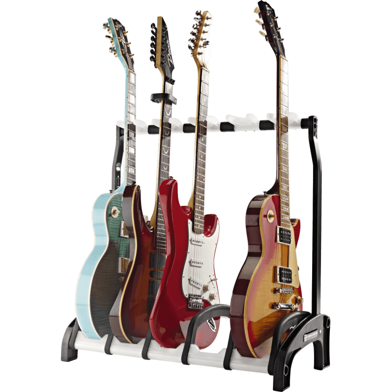 K&M 17525 support guardian pour 5 guitares électriques