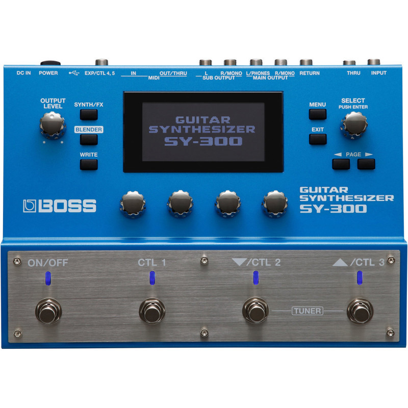 BOSS SY-300 polyphonic guitar synthesizer without need pour gk pickup